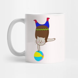 acrobatics cat Mug